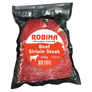Beef Sirloin Steak 500g