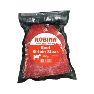 Beef Sirloin Steak 500g