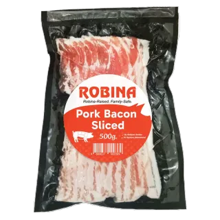 Pork Bacon Sliced 500g