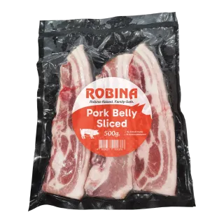 Pork Belly Sliced 1kg