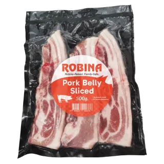 Pork Belly Sliced 1kg