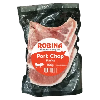 Pork Chop Skinless 500g