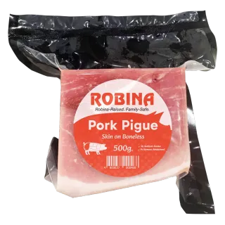 Pork Pigue Boneless 500g