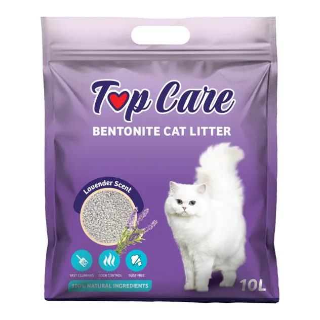 TopCare Bentonite Cat Litter (Lavender)